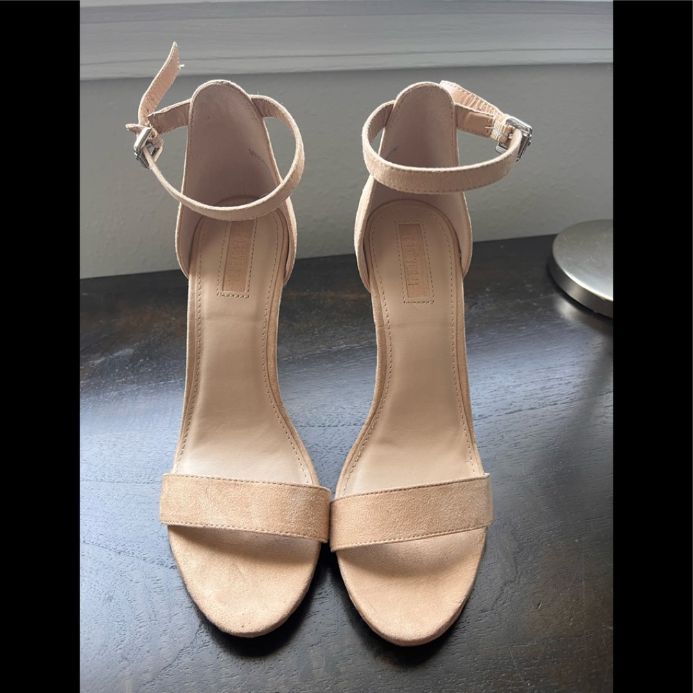Tan Suede Heels size 8